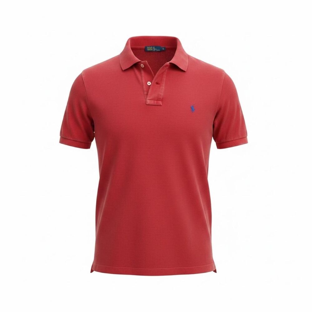 Polo-ralph-lauren Men's Red and Orange Polo-shirts